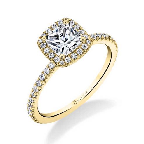 VIVIAN - CLASSIC HALO ENGAGEMENT RING