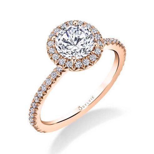 VIVIAN - CLASSIC HALO ENGAGEMENT RING