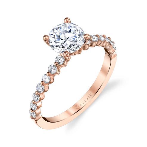 ATHENA - ROUND SOLITAIRE ENGAGEMENT RING