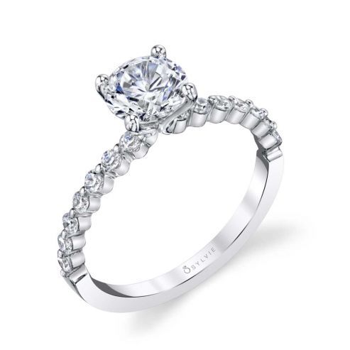 ATHENA - ROUND SOLITAIRE ENGAGEMENT RING