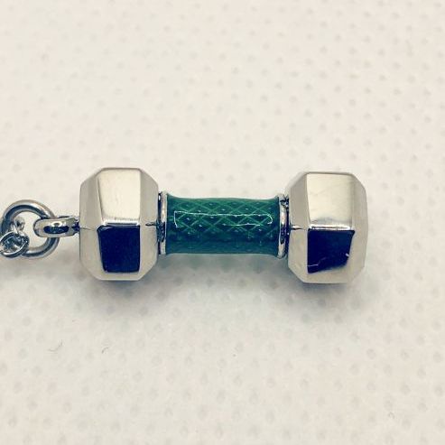 Dumbbell Charm Necklace